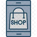 Online Shopping Shopping Smartphone Icon