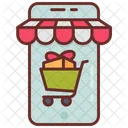 Online Shopping Home Shopping Teleshopping Icon