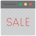 Online Shopping Ecommerce Website Shopping Icon