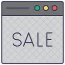 Online Shopping Ecommerce Website Shopping Icon