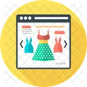 Online Shopping Shop Open Icon