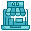 Online Shopping Ads Store Advertisement Store Icon