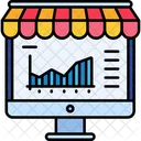 Online Shopping Analytics  Icon