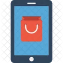 Online Shopping App Cart Ecommerce Icon