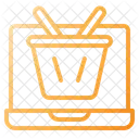 Online Shopping Basket  Icon