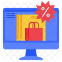 Online Shopping Discount Online Shopping Offer Online Discount Icon
