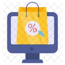 Online Shopping Discount  Icon