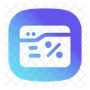 Online Shopping Discount  Icon