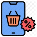 Online Shopping Discount  Icon