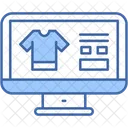 Online Shopping Computer Sale Icon