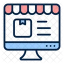 Online Shopping Ecommerce Icon