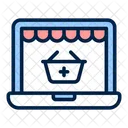 Online Shopping Ecommerce Icon