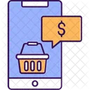 Online Shopping Shopping Feeds Shopping Message Icon