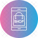 Online Shopping Shopping Smartphone Icon