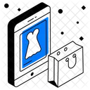 Ecommerce Mcommerce Online Shopping Icon