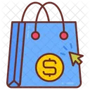 Online Shopping Shopping Bag Hand Bag Icon