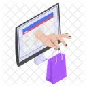 Online Shopping Checkout Icon