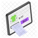 Online Shopping Checkout Icon