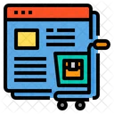 Shopping Ecommerce Cart Icon