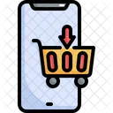Shopping Online Mobile Icon
