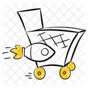 Shopping Trolley Online Shopping Ecommerce Icon