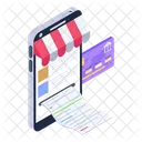 Online Receipt Online Invoice Online Shopping Invoice Icon
