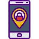 Online Shopping Location  Icon