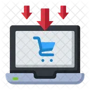 Online Shopping Loss  Icon