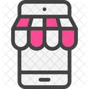 Online-Shopping-Markt  Symbol