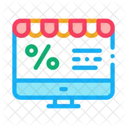 Online Shopping Offer  Icon