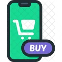 Online Shopping Mobile Online Icon