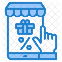 Online-Shopping-Rabatt  Symbol