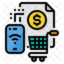 Smartphone Shopping Payment Icon