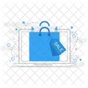 Online shopping sale  Icon