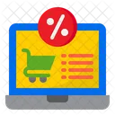 Online Shopping Sale  Icon