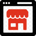 Online Shopping Store Retail Sale Icon
