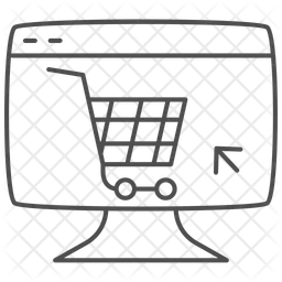 Online Shopping Web Store Experience  Icon