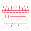 Online shopping website  Icon