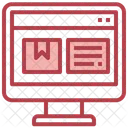 Online Shopping Website  Icon