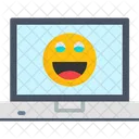 Online Smile  Icon