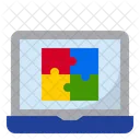Online Solution Jigsaw Puzzle Icon