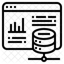 Speicher Server Statistik Symbol