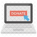 Online Spende Spendenseiten Online Fundraising Icon