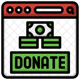 Online spenden  Symbol