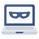 Online Hacker Online Spy Cybercrime Icon