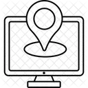 Online-Standort  Symbol