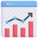 Internet Marketing Statistic Graph Icon