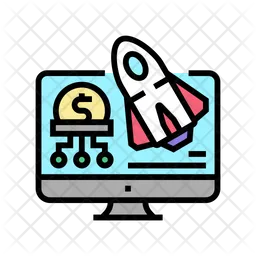 Online Startup  Icon
