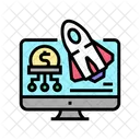 Online Startup  Icon