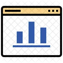 Online Statistic Online Data Statistic Icon